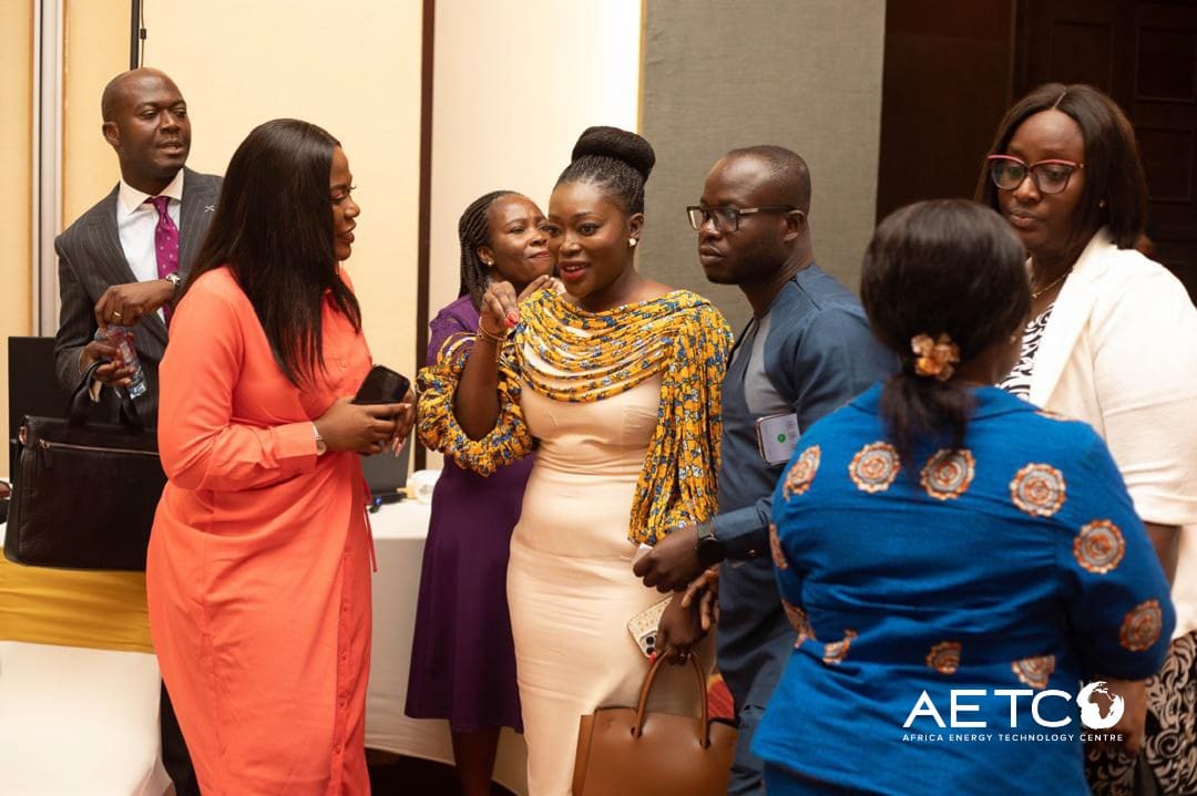 Guests in conversation at the launch of the Minerals Income Investment Fund's Women in Mining scholarship scheme, 2024