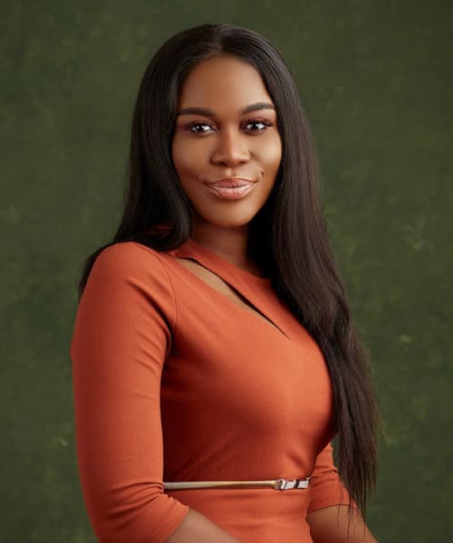 Portrait of Emelia Akumah, Founder and President of the Africa Energy Technology Centre