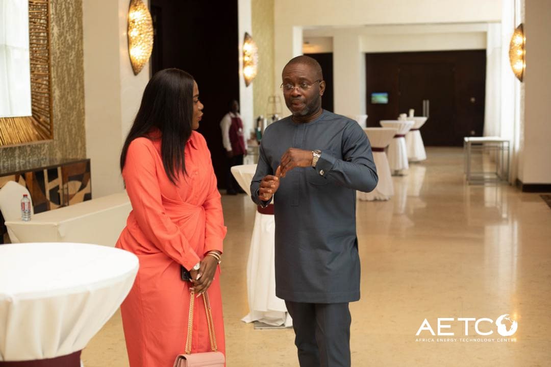 A guest walks through the room at the launch of the Minerals Income Investment Fund's Women in Mining scholarship scheme, 2024